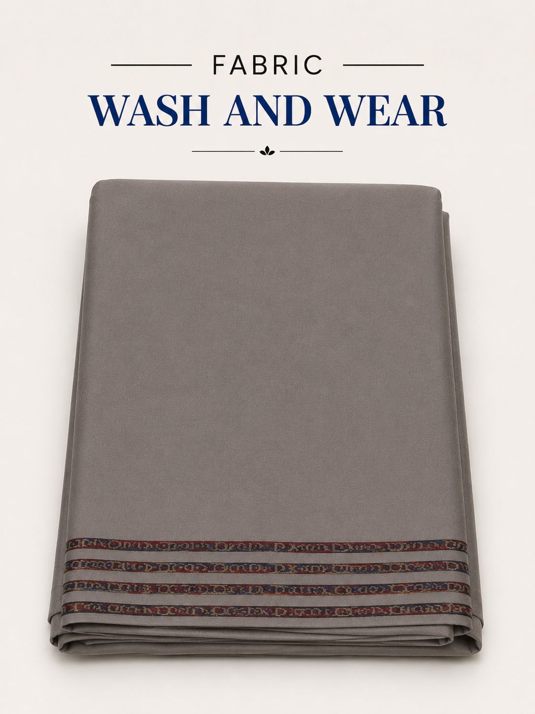 Gents Wash & Wear Suit Fabric — Cool Grey | Asia Collections