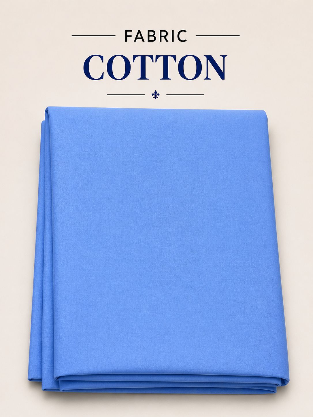 Gents Cotton Suit Fabric — Sky Blue | Asia Collections