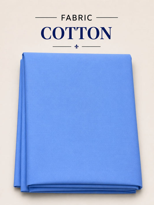 Gents Cotton Suit Fabric — Sky Blue | Asia Collections